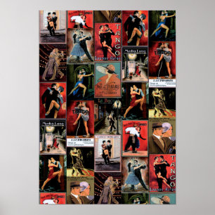 Poster italien vintage Tango