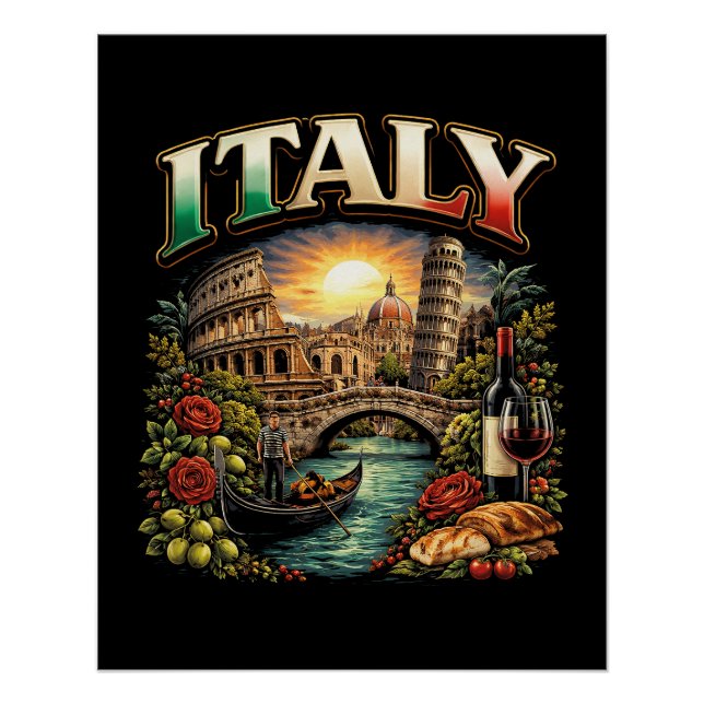 Poster Italy Eternal (Devant)