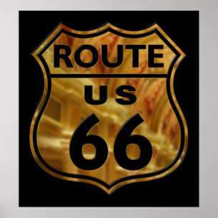Poster Itinéraire 66