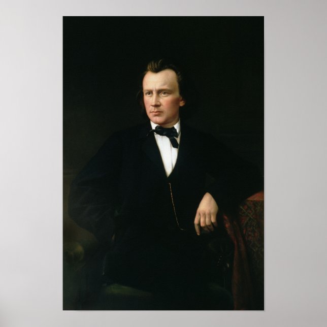 Poster J. Brahms, c.1860 (Devant)
