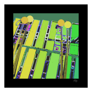 Poster J Spoelstra Voici le groupe - Marimba