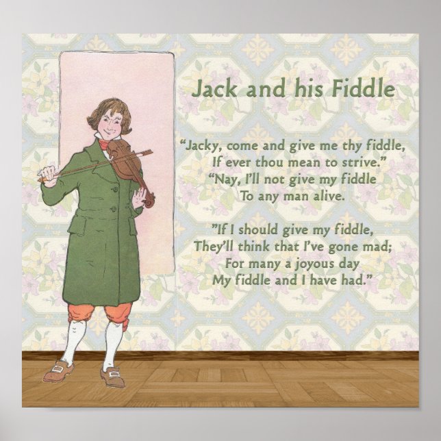 Poster Jack et son Fiddle (Devant)
