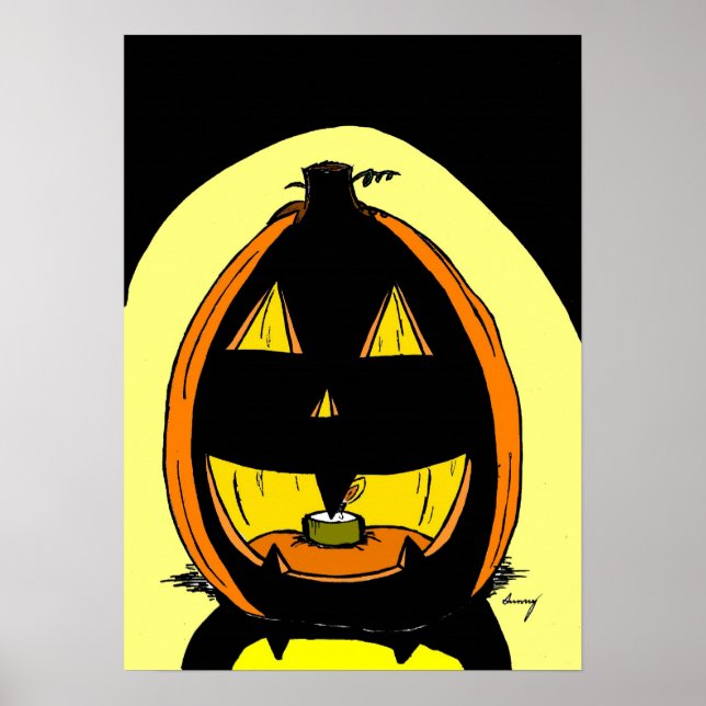 Poster Jack O'Lantern Imprimer - OOAK OE (Devant)
