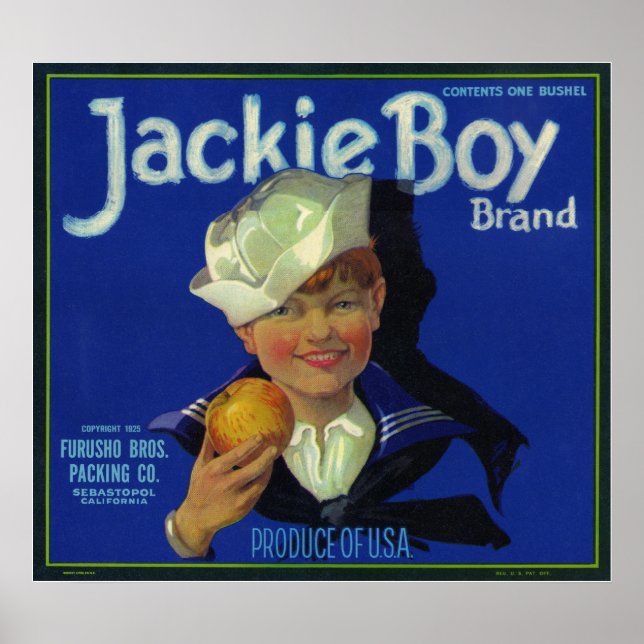 Poster Jackie Boy (Devant)