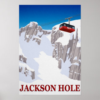 Poster Jackson Hole Ski Resort