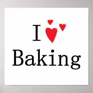 Poster J'adore cuisiner