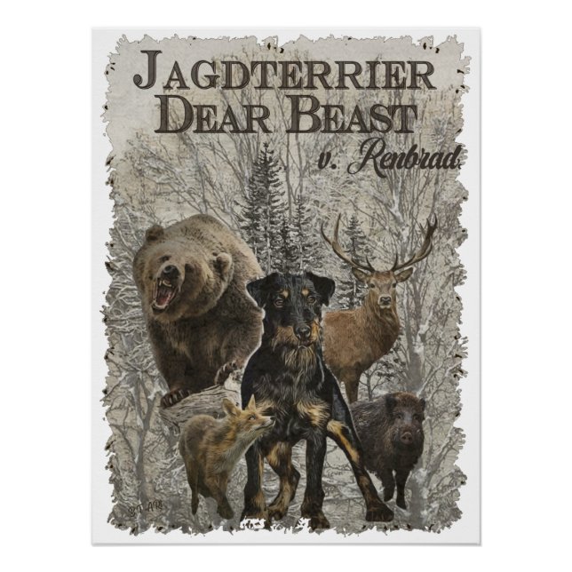 Poster Jagdterrier, Chère Bête c. Renbrad Paperweight Pho (Devant)