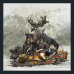 Poster Jagdterrier, Terrier de chasse allemand<br><div class="desc">Jagdterrier,  Terrier de chasse allemand</div>