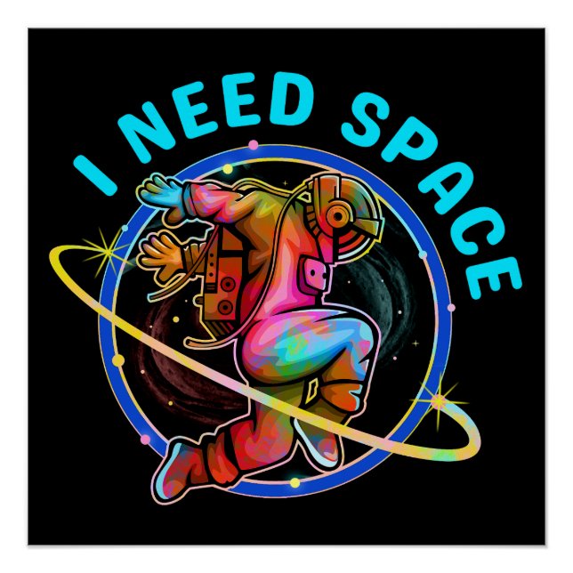 POSTER J'AI BESOIN D'ESPACE  (Devant)