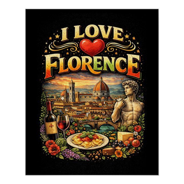 Poster J'aime Florence (Devant)