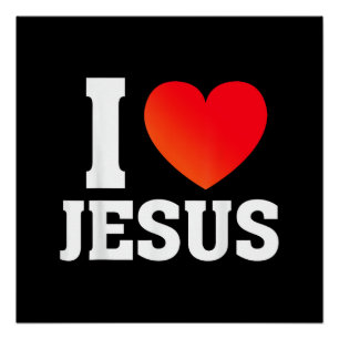 Poster J'aime Jésus