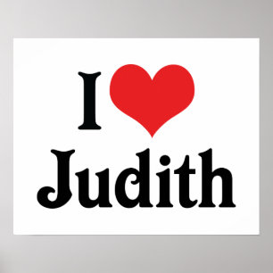 Poster J'aime Judith