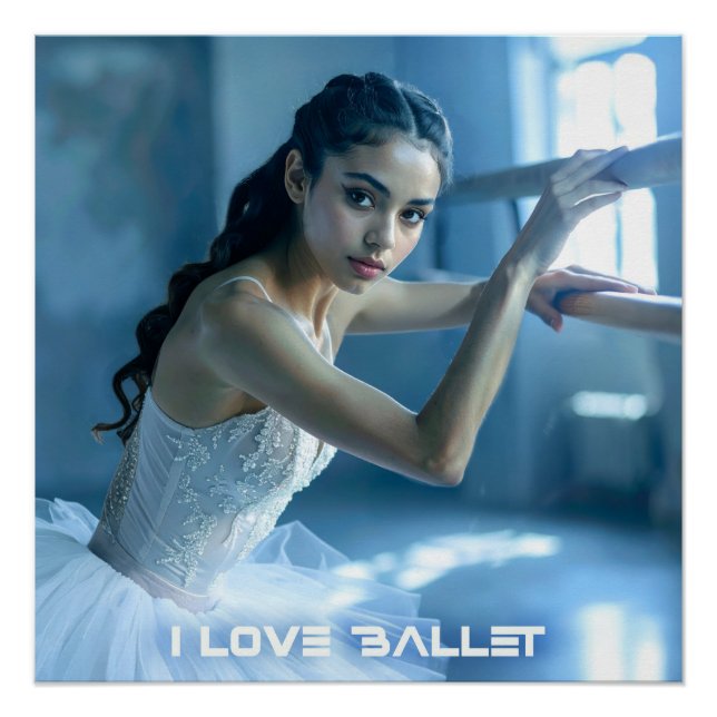 POSTER J'AIME LE BALLET - BALLET & DANSE (Devant)