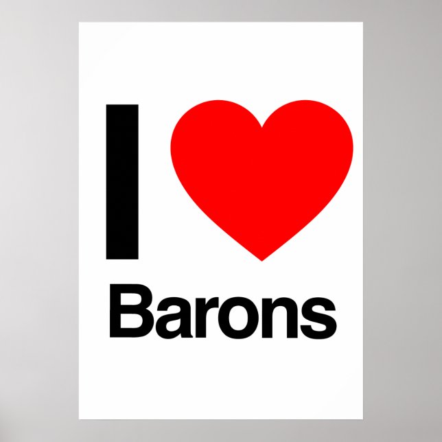 Poster j'aime les barons (Devant)