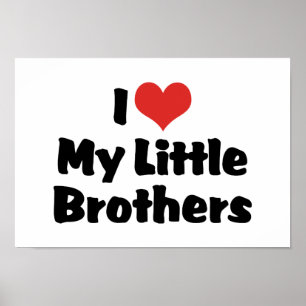 Poster J'Aime Mes Petits Frères