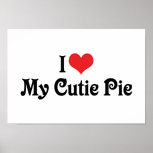 Poster J'aime mon petit chou