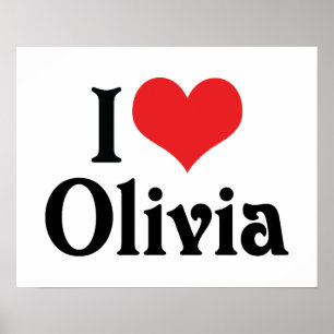 Poster J'aime Olivia