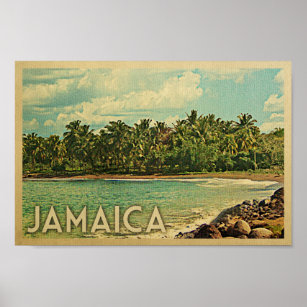 Poster Jamaïque - Poster Vintage voyage