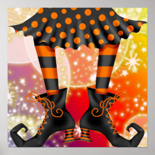 Poster Jambes de cuisine d'Halloween - SRF