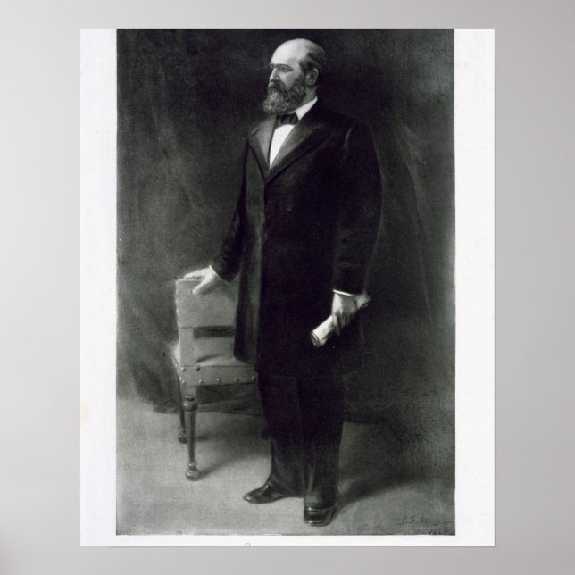 Poster James A. Garfield, 20e Président de l'United St (Devant)