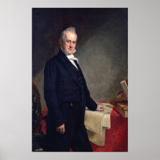 Poster JAMES BUCHANAN Portrait de George P.A. Healy