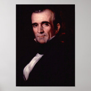 Poster James K. Polk 11e président des États-Unis