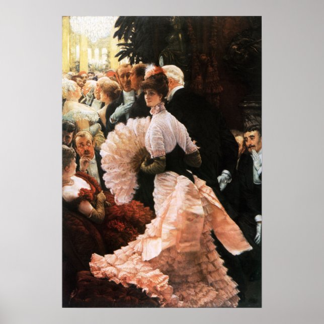 Poster James Tissot L'Affiche De La Dame Politique (Devant)