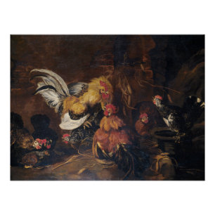 Poster Jan Fyt Cockfight