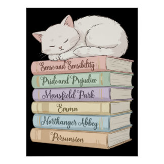 Poster Jane Austen's Novels IX