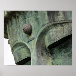 Poster Japon, Kamakura. Le Grand Bouddha de Kamakura, un