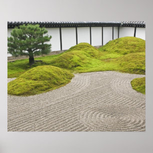 Poster Japon, Kyoto, Tofukuji Temple, jardin paysager