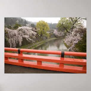 Poster Japon, préfecture de Gifu, Takayama aussi connu