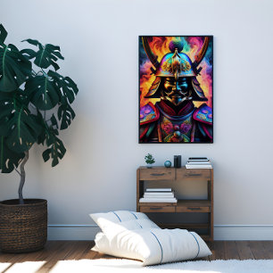 Poster japonais Samurai