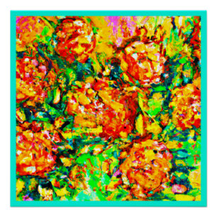 Poster Jardin Art Motif frais