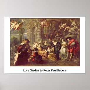 Poster Jardin d'amour par Peter Paul Rubens