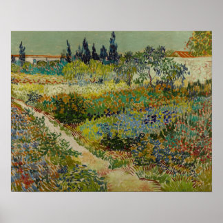 Poster Jardin d'Arles (1888) par Van Gogh