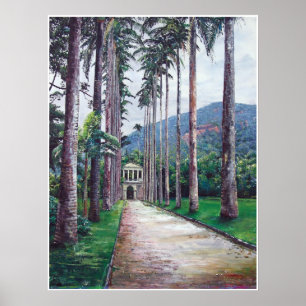 Poster Jardin de Botanica à Rio de Janeiro