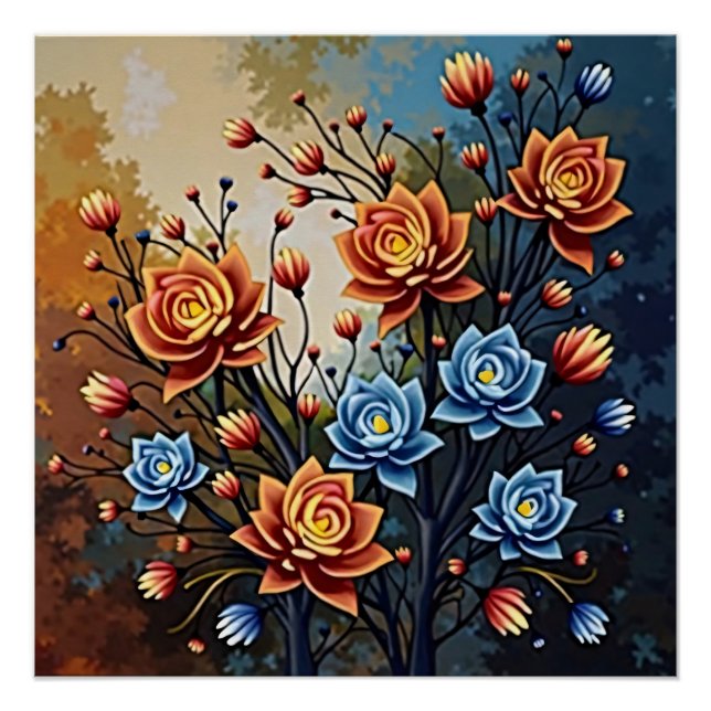 Poster Jardin de lumières éternelles (Devant)