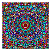 Jardin de vie coloré Mandala