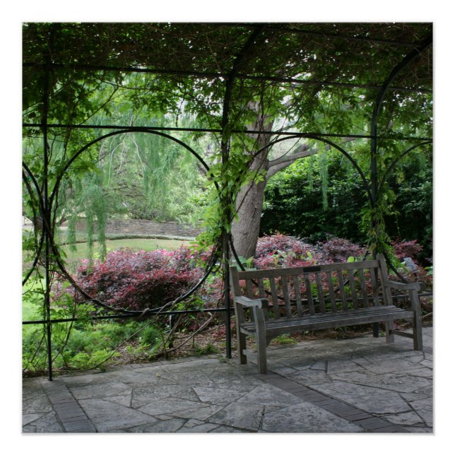 Poster Jardin enchanté (Devant)