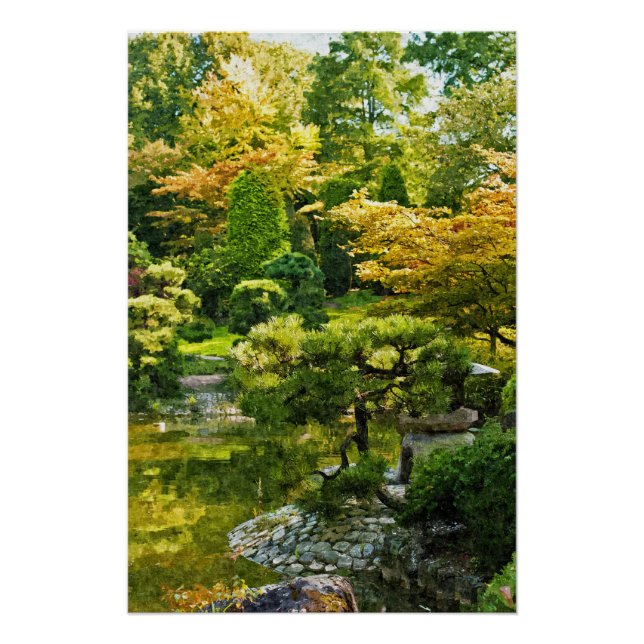 Poster Jardin Japonais (Devant)