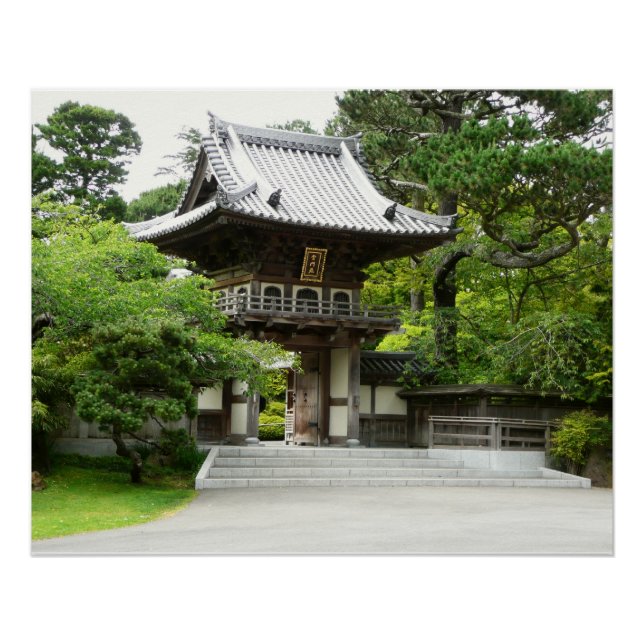 Poster Jardin japonais de thé à San Francisco (Devant)