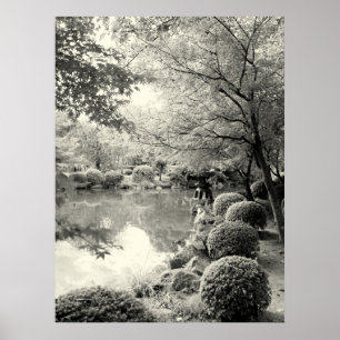 Poster Jardin japonais Pond