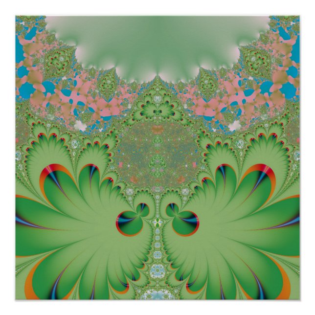 Poster Jardin printanier (Devant)
