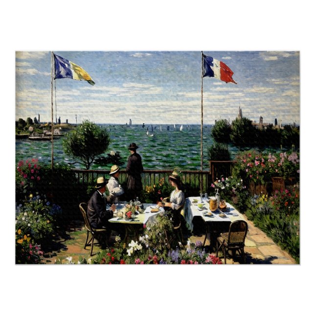 Poster Jardin Sainte-Adresse (Devant)