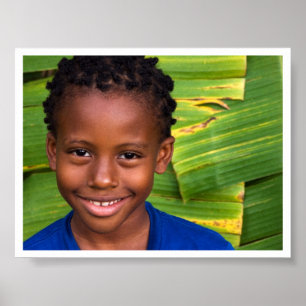 Poster jazz bleu jaune