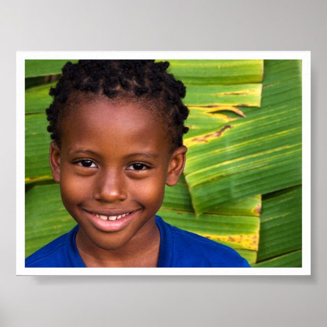 Poster jazz bleu jaune (Devant)