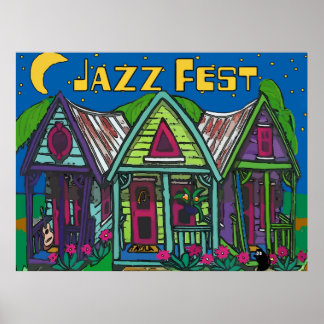 Poster Jazz Fest Cottages Orléans