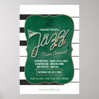 Jazz Music Festival ajouter le logo Chalkboard Inv