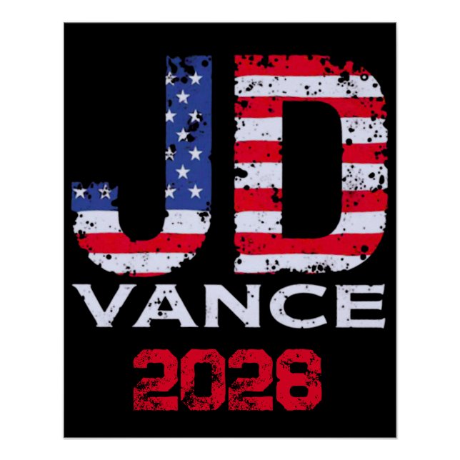 Poster JD Vance 2028 (Devant)